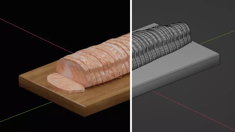 Asian Food Pack Realistic 3D Models PBR Low-poly 3D model_14