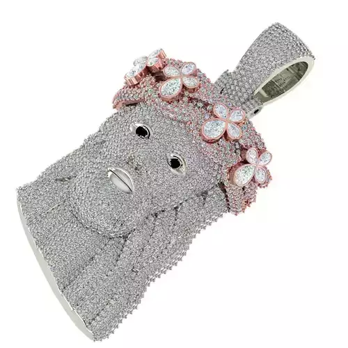 hip hop Jesus pendant  3D print model 