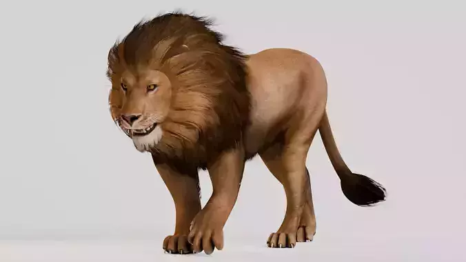 Realistic Animals Savannah - Lion