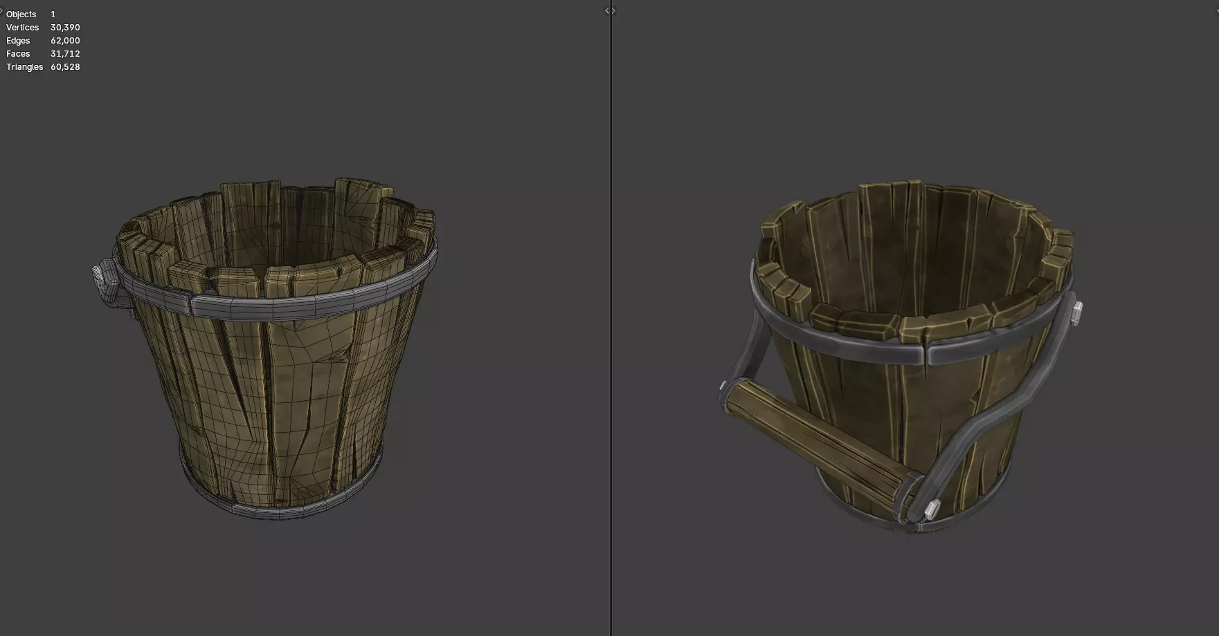 Medieval Props Stylized  3D model_3