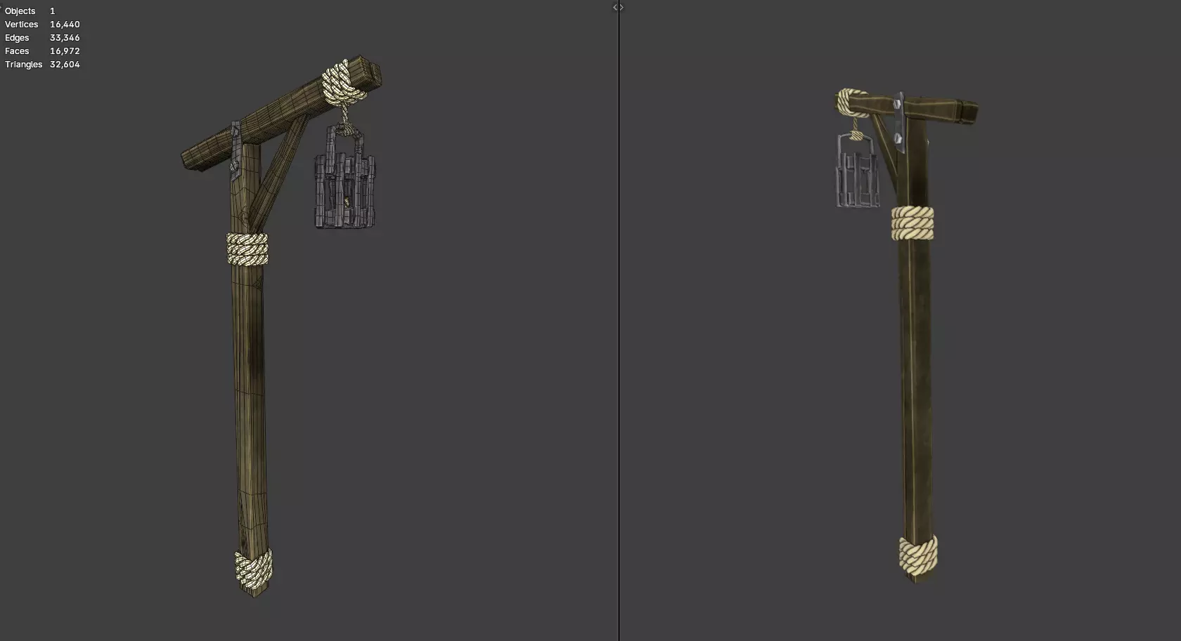 Medieval Props Stylized  3D model_5