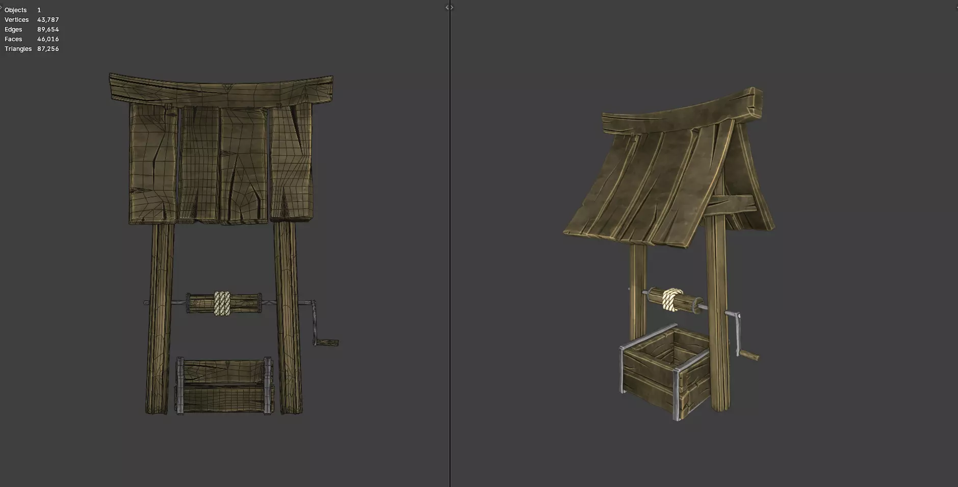 Medieval Props Stylized  3D model_8