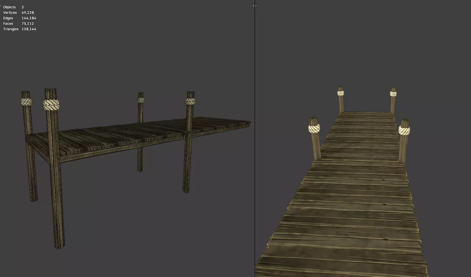 Medieval Props Stylized  3D model_6