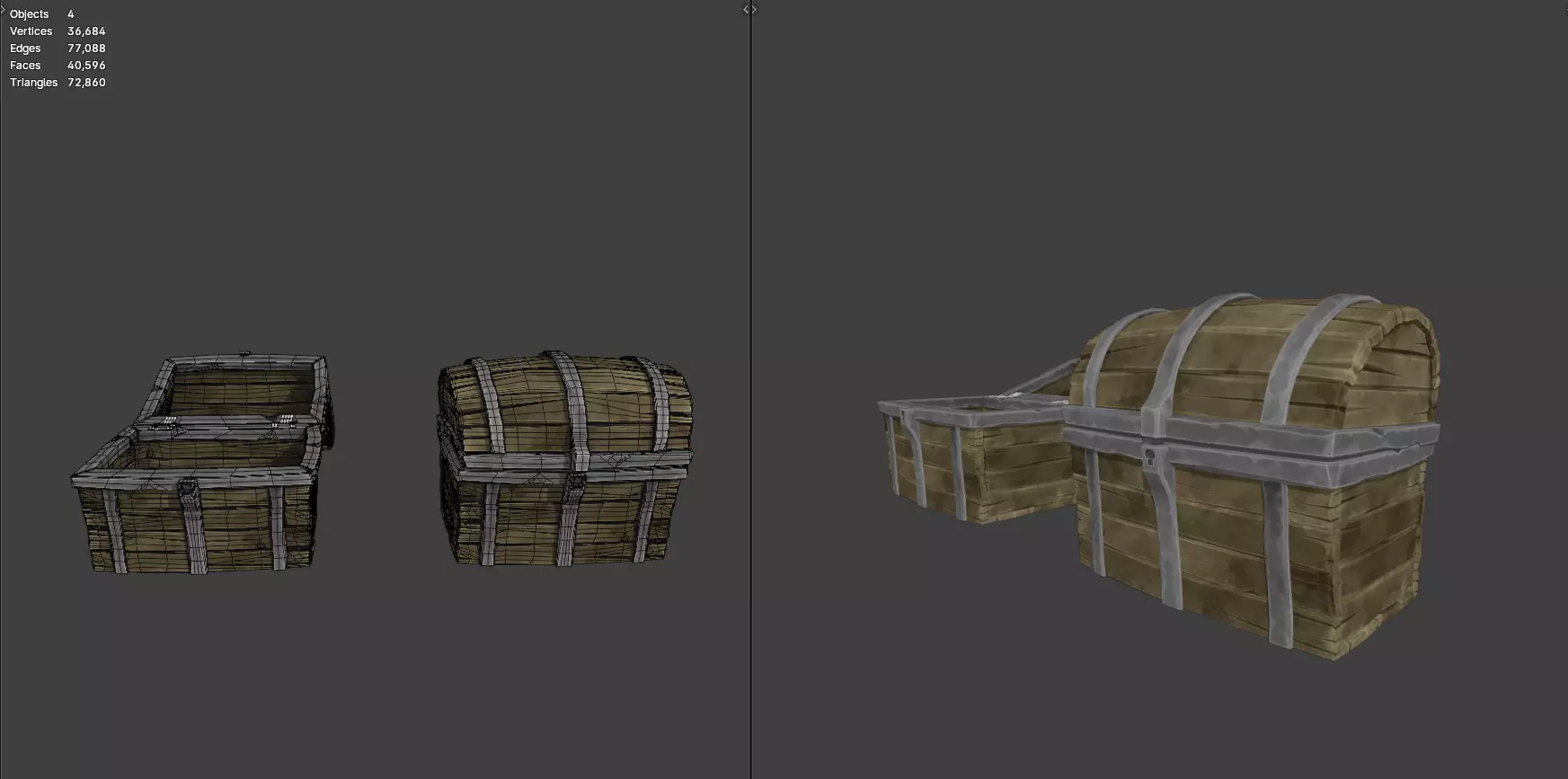 Medieval Props Stylized  3D model_7