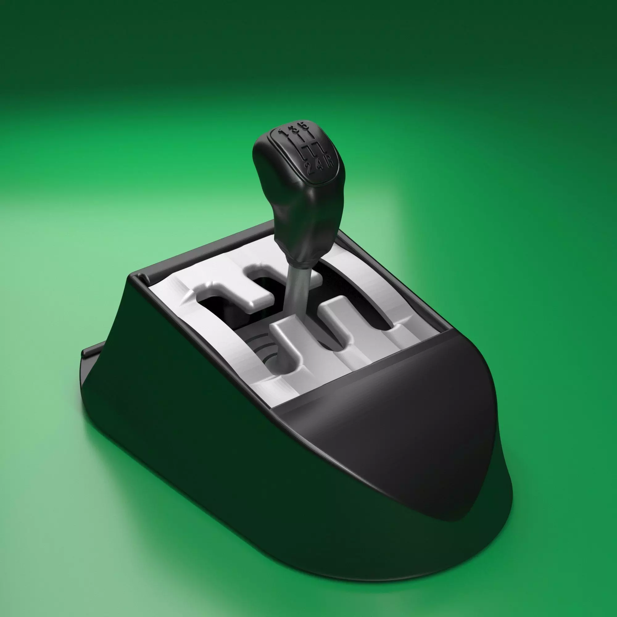 Drive nDock  Phone Stand  Gear Shift Anti-Stress Toy  3D print model_5