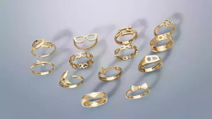Minimal Gold Ring Models