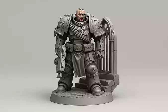 Veteran Guard Sergeant -  Brother Sergeant War-Hammer
