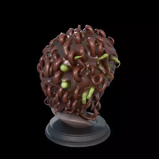 2165  Medusa Gorgon Head 3D Model  magic 3D print model_2