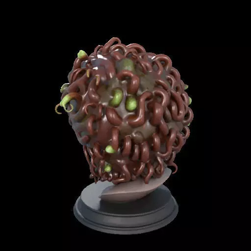 2165  Medusa Gorgon Head 3D Model  magic 3D print model_11