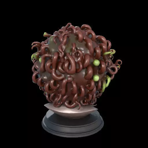 2165  Medusa Gorgon Head 3D Model  magic 3D print model_6