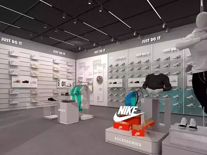 Sports Store Interior 3D model