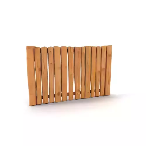 Rustic Wooden Fence model pack