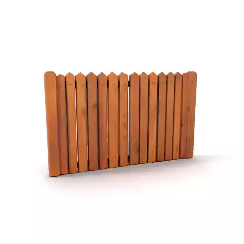 Golden Cedar Fence model pack