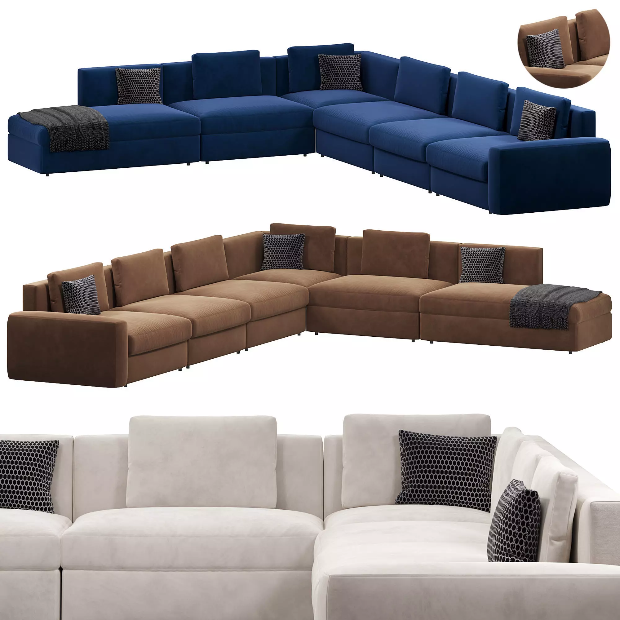 Dune Sofa 3D model_1