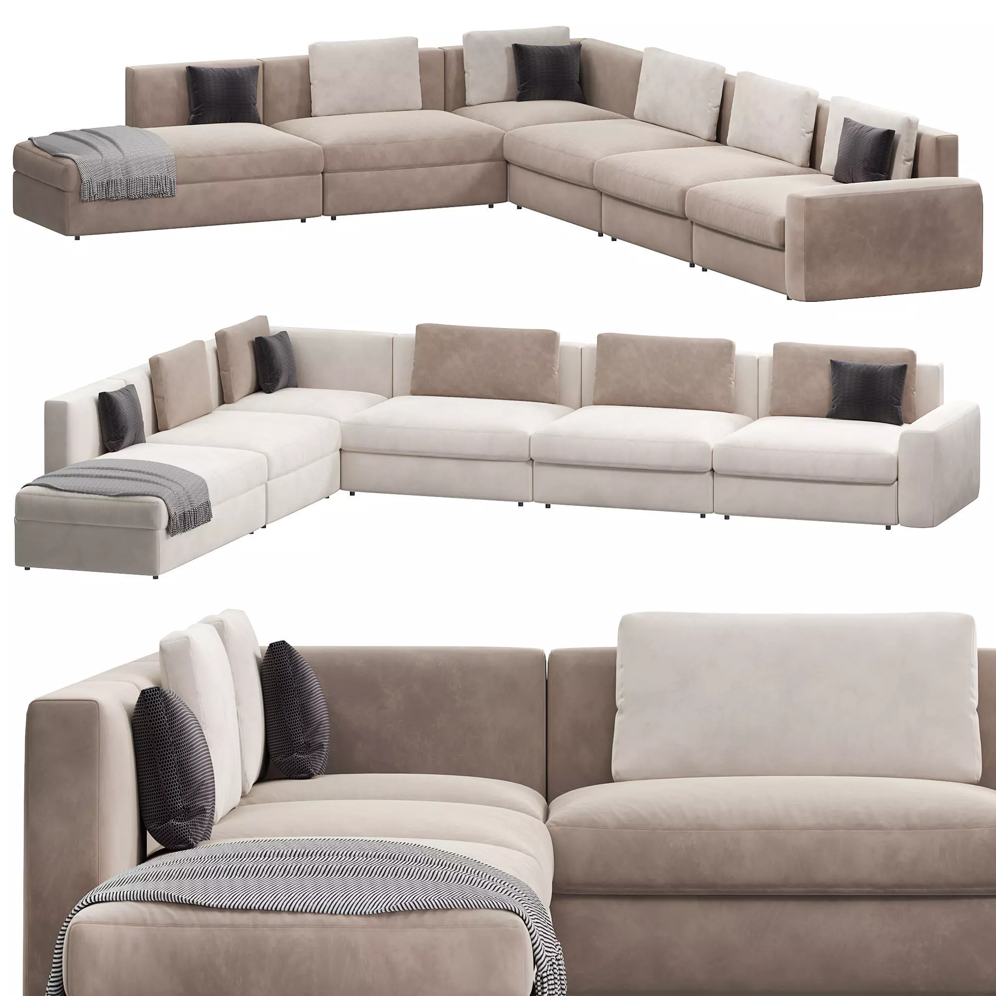 Dune Sofa 3D model_0