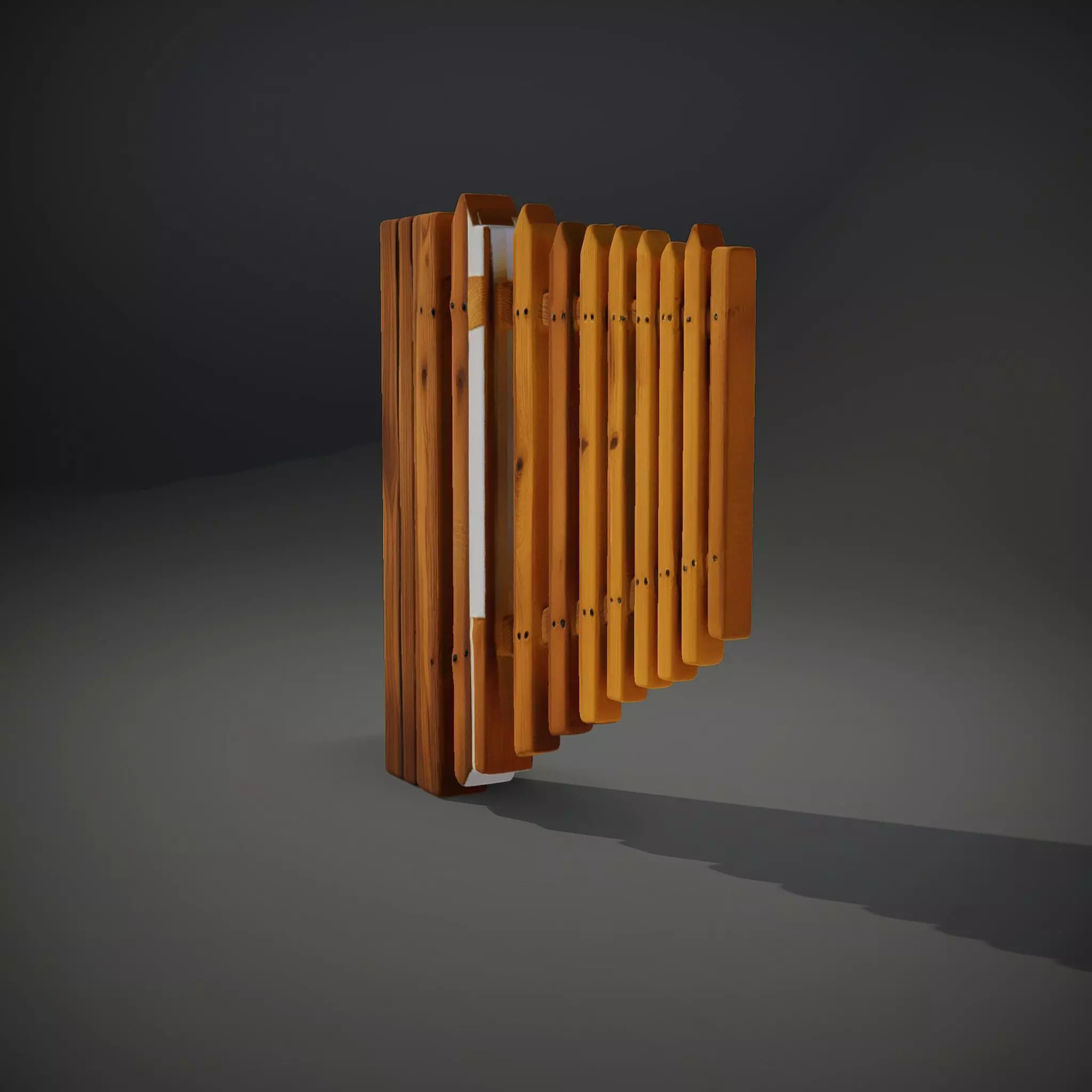 Classic Wooden Fence model pack Low-poly 3D model_35