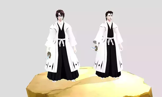 Aizen Sosuke Dual Rank Bleach FBX
