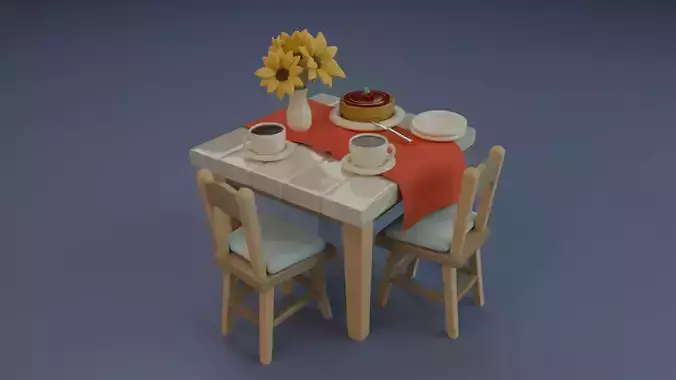 Dining Table Prop Set