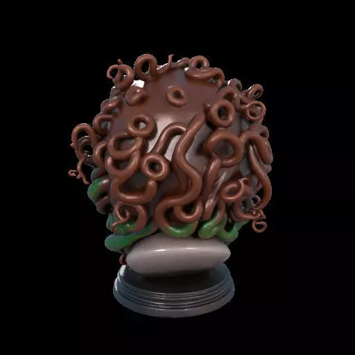 2167  Medusa Gorgon Head 3D Model  magic 3D print model_14
