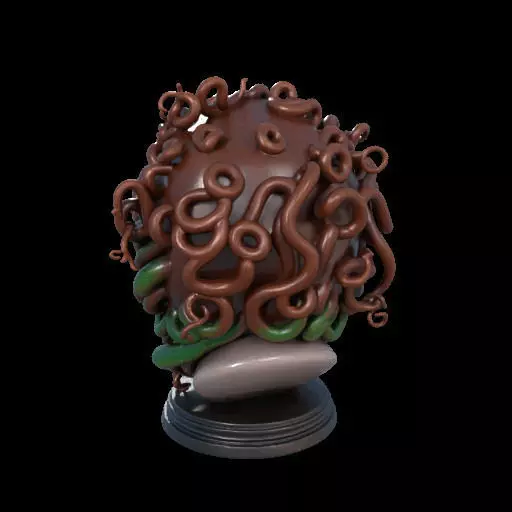 2167  Medusa Gorgon Head 3D Model  magic 3D print model_15