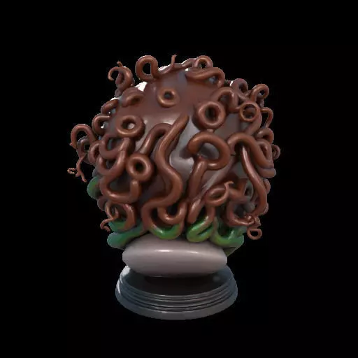 2167  Medusa Gorgon Head 3D Model  magic 3D print model_13