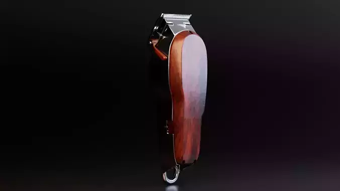 Realistic Hair Clipper Low-poly 3D model