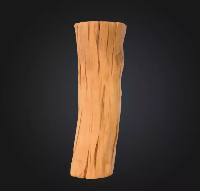 Log Standstill Low-poly 3D model_5