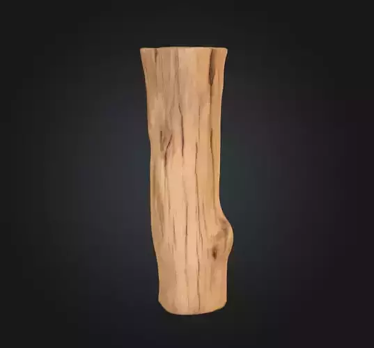 Log Standstill Low-poly 3D model
