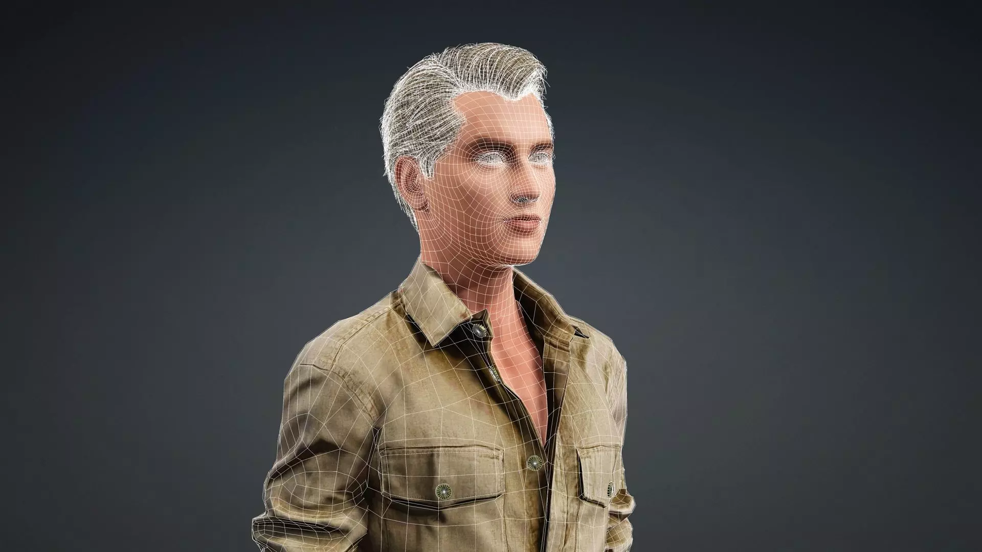 Realistic 3D Male Character Model 3D model_19
