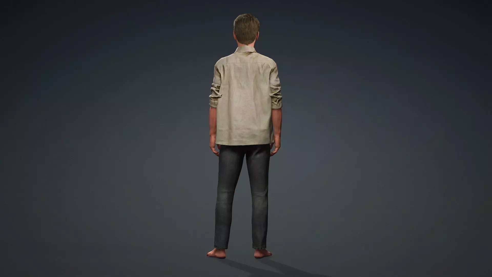 Realistic 3D Male Character Model 3D model_5