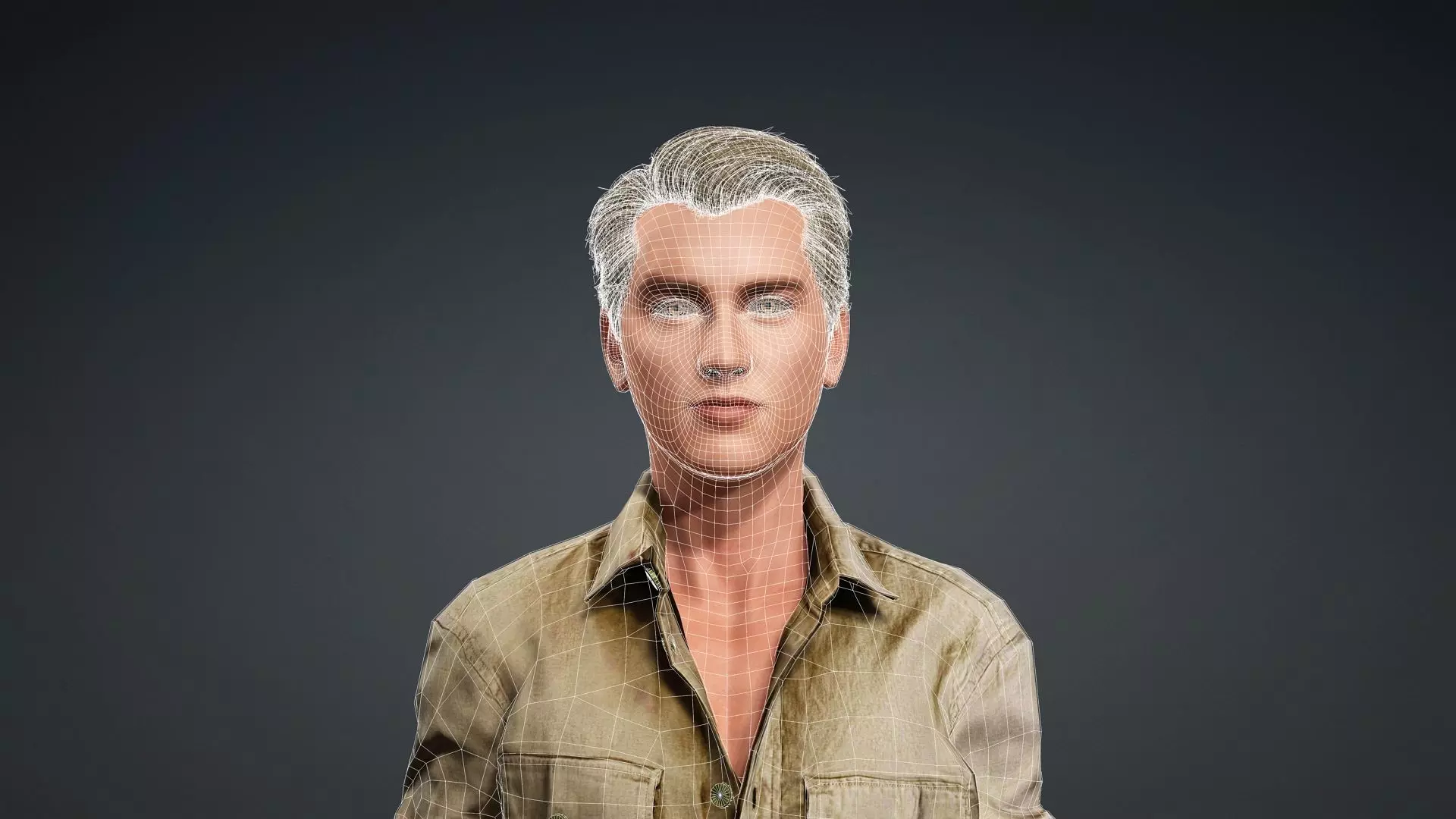 Realistic 3D Male Character Model 3D model_17