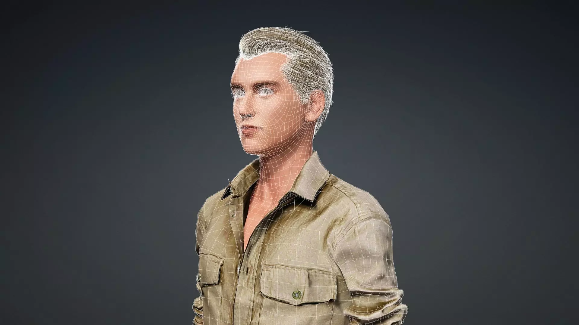 Realistic 3D Male Character Model 3D model_18