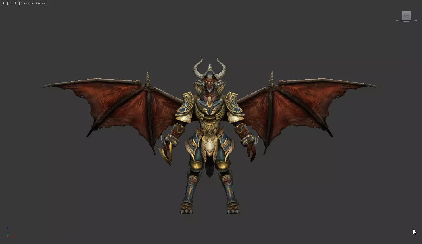 Ignis the Blazewing Guardian 3D model_1