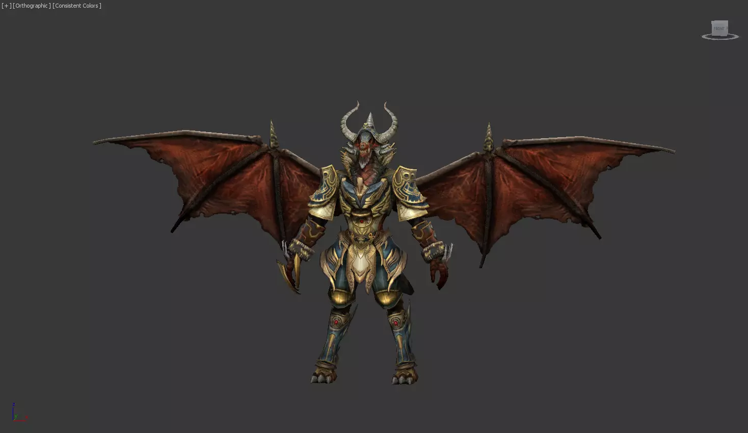 Ignis the Blazewing Guardian 3D model_0