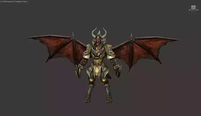 Ignis the Blazewing Guardian 3D model