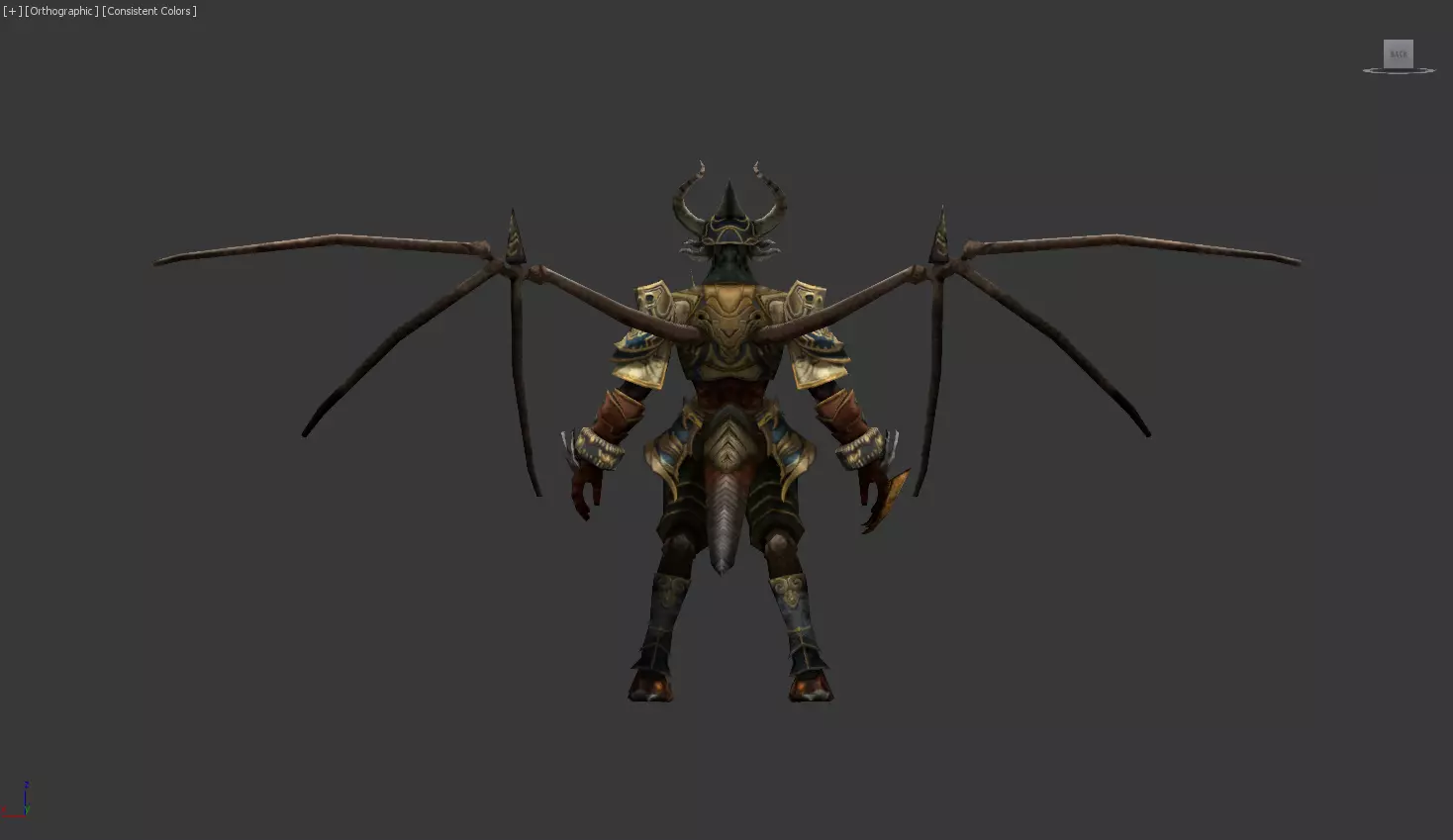 Ignis the Blazewing Guardian 3D model_3