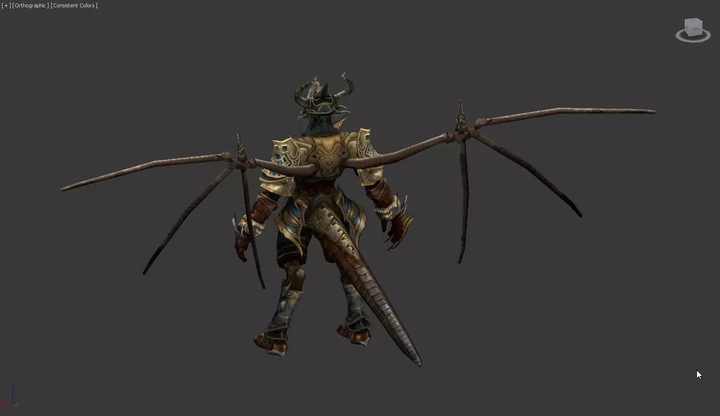 Ignis the Blazewing Guardian 3D model_4