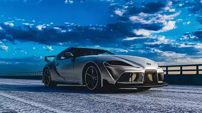 Supra MKV rigged model - GAME-READY
