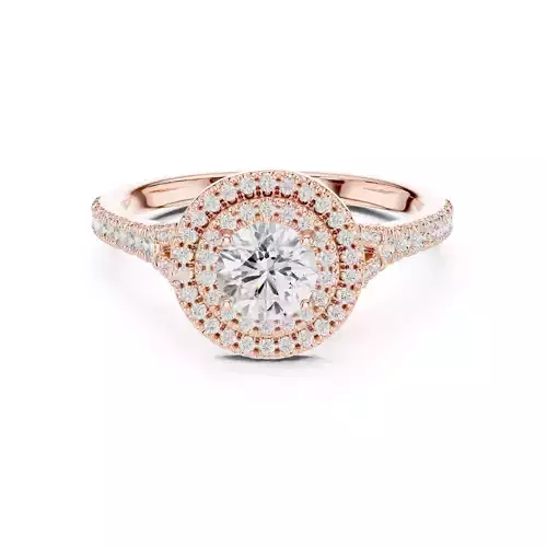  Diamond Engagement Wedding Ring 3DM STL Video 3D print model