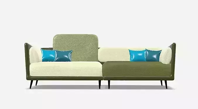 Two-Tone Sofa 