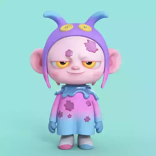 Cartoon Character Candy Girl  BlindBox Role IP