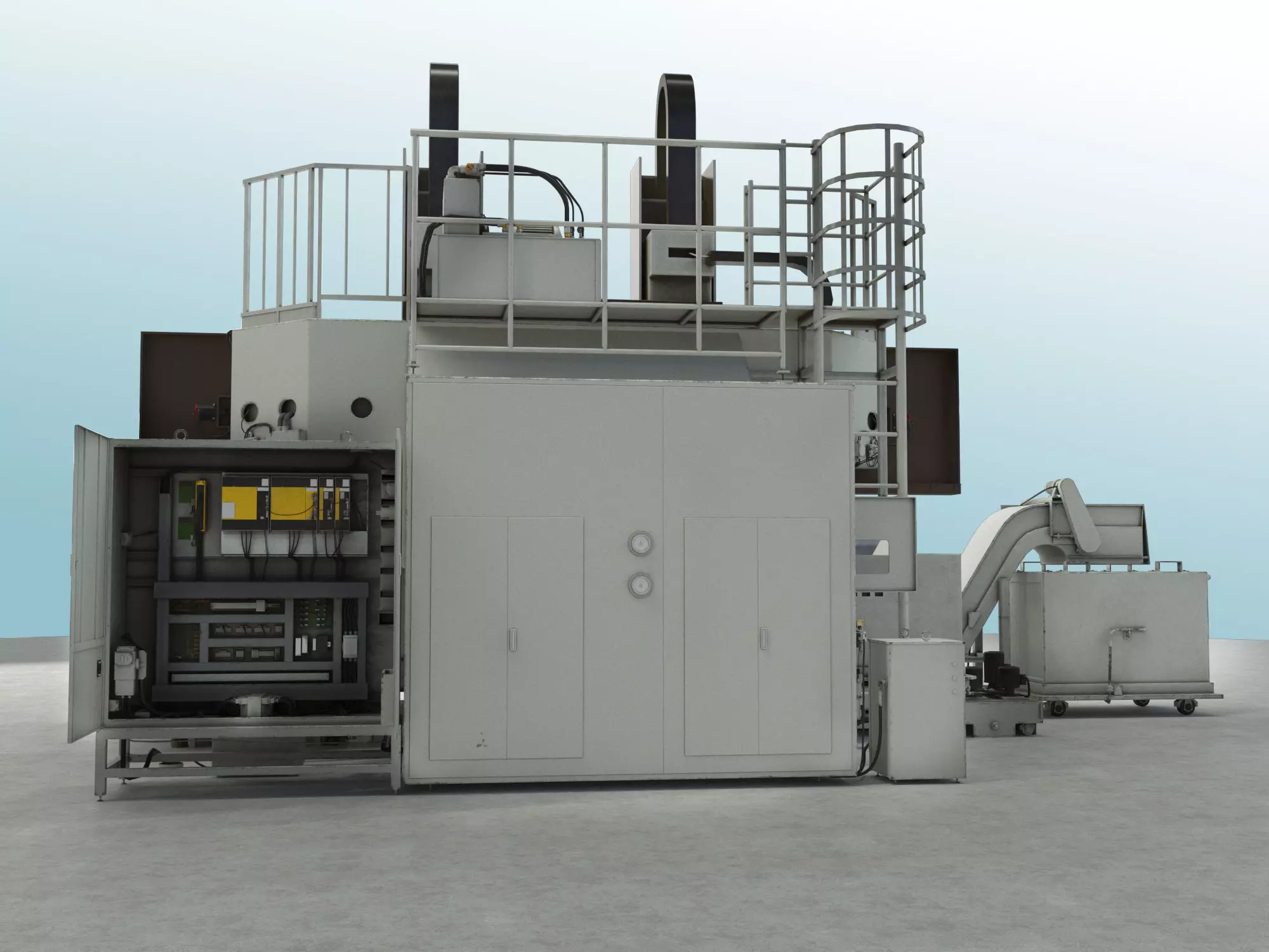 Model of the simulation laboratory 3D model_6