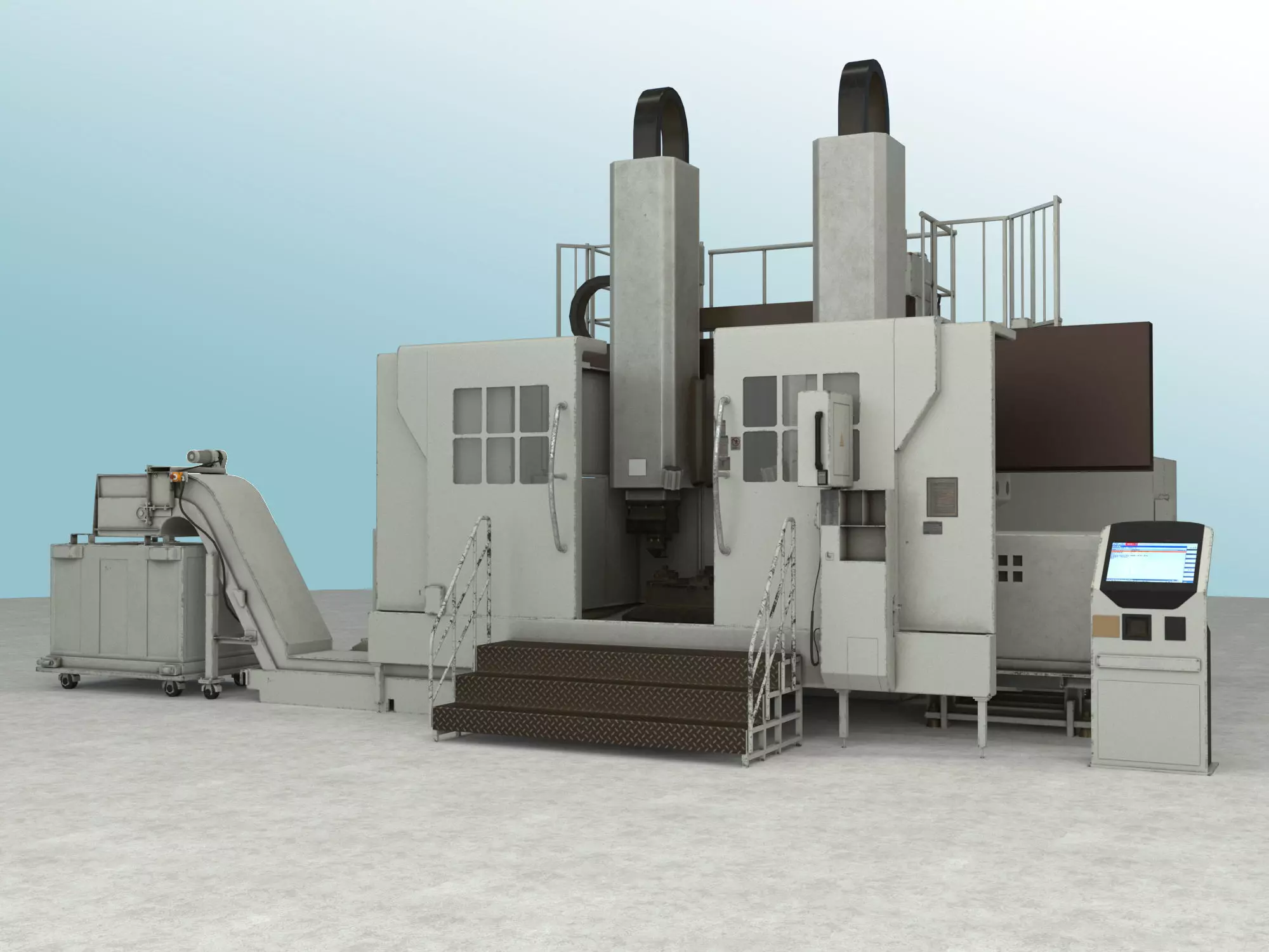 Model of the simulation laboratory 3D model_4