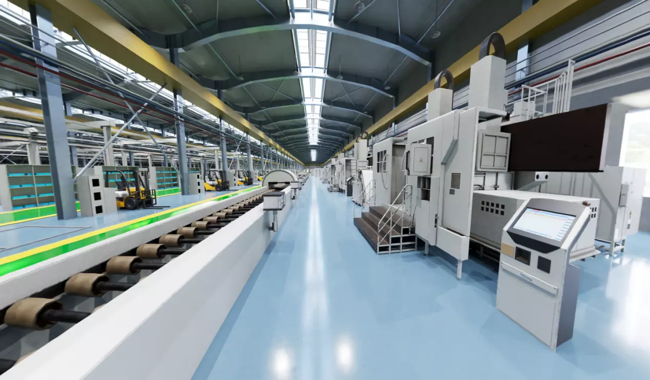 Model of the simulation laboratory 3D model_3