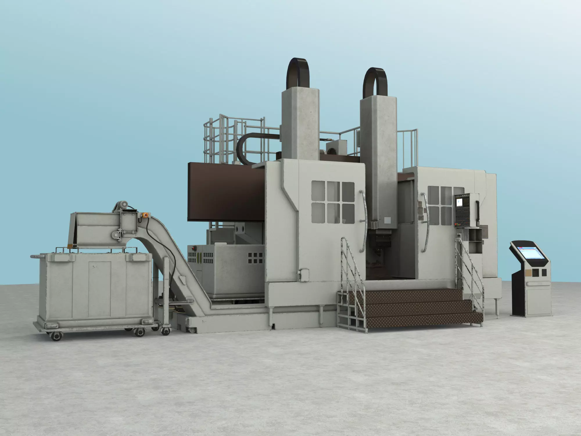 Model of the simulation laboratory 3D model_8