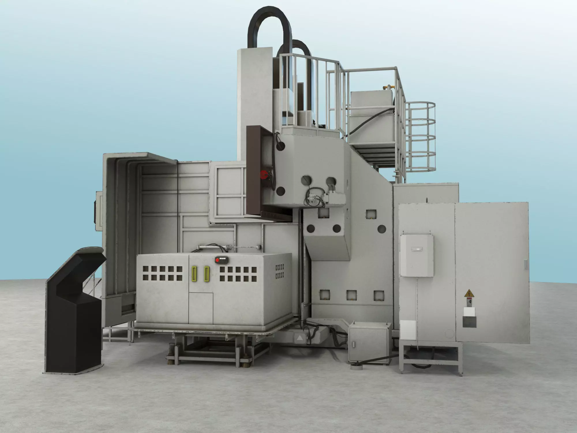 Model of the simulation laboratory 3D model_5