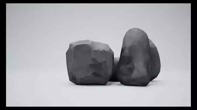 Stylized Rocks Game Ready