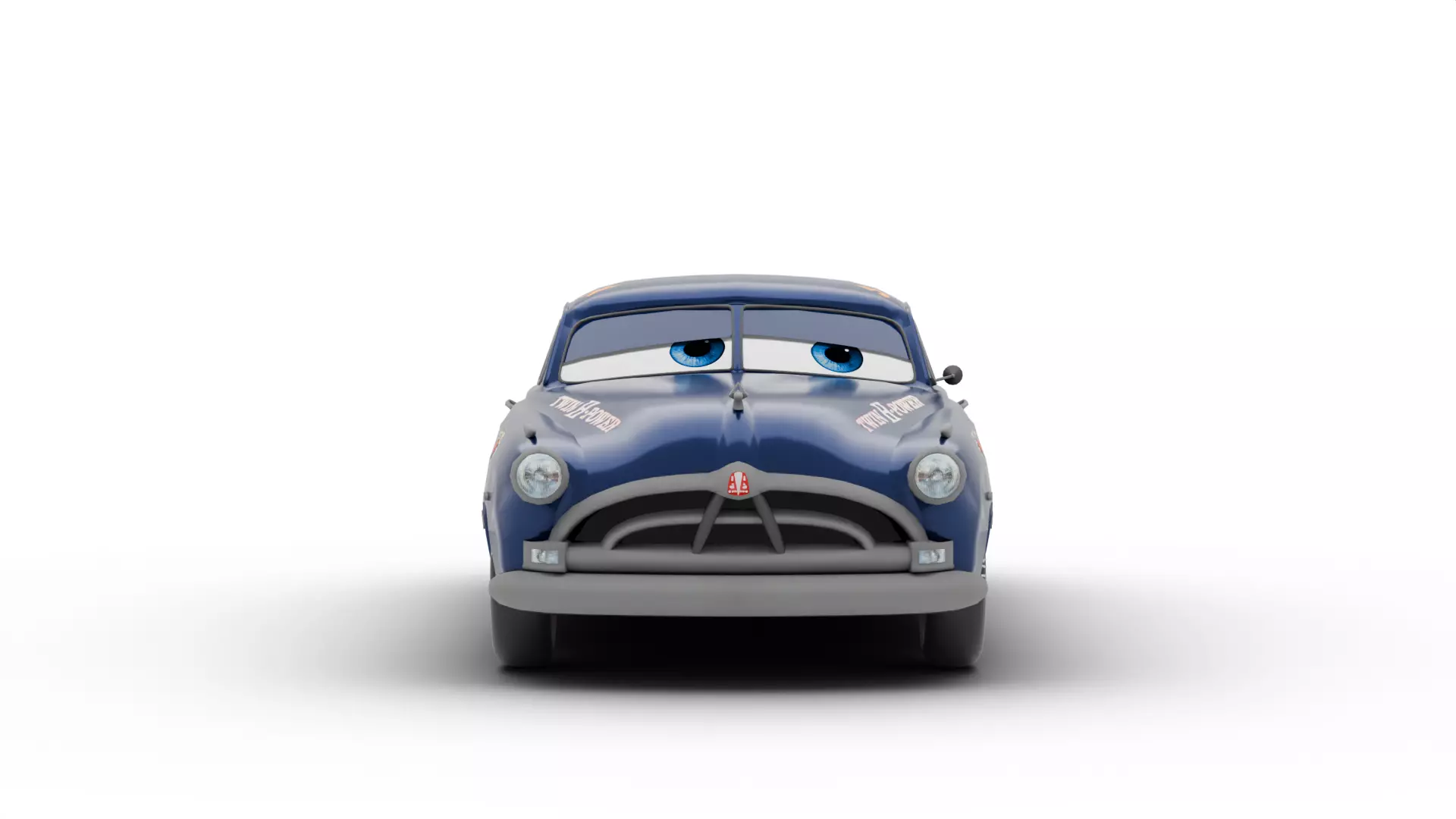 Doc Hudson Low-poly 3D model_2