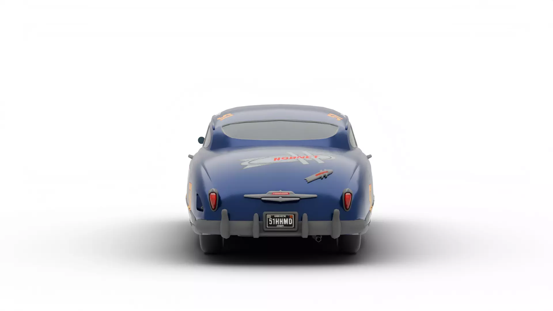 Doc Hudson Low-poly 3D model_3