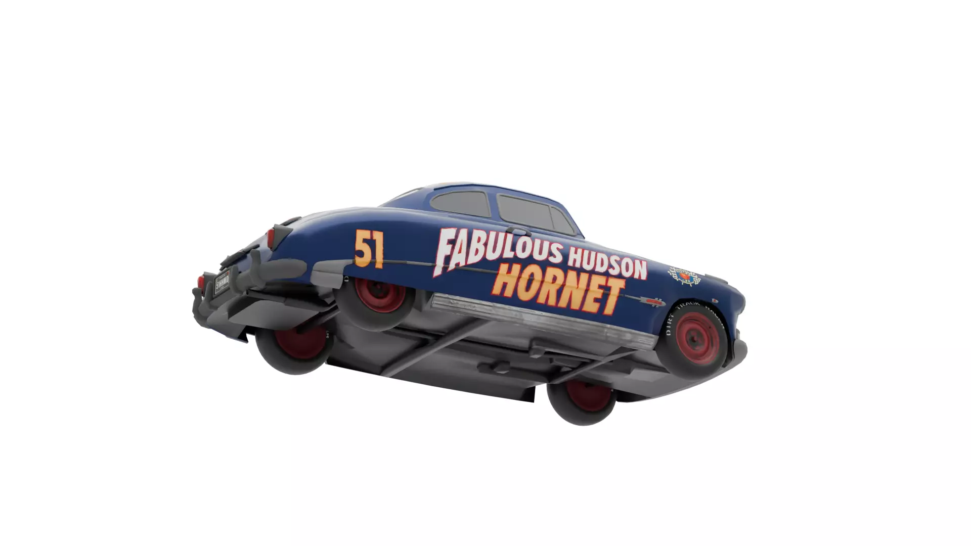 Doc Hudson Low-poly 3D model_7
